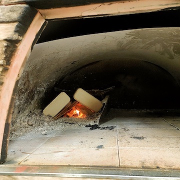 Bois de four à pizza - Bois de cuisson en chêne séché au four, mini